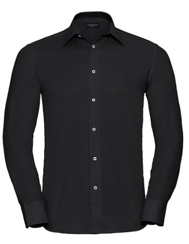 R-R-922M-0-Mens L/S Easy Care Tailored Oxford Shirt